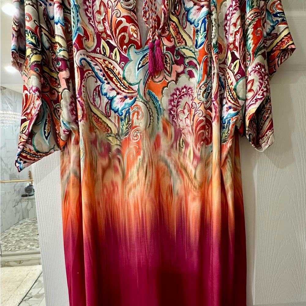 Ralph Lauren Vibrant Multicolor Paisley Dress
